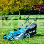 Газонокосилка Makita ELM4121 1600Вт,41см,7уровн,20\75мм,50л,14.5кг,кор,сталь,2Cut,инд заполнения,мульчирование, фото 1