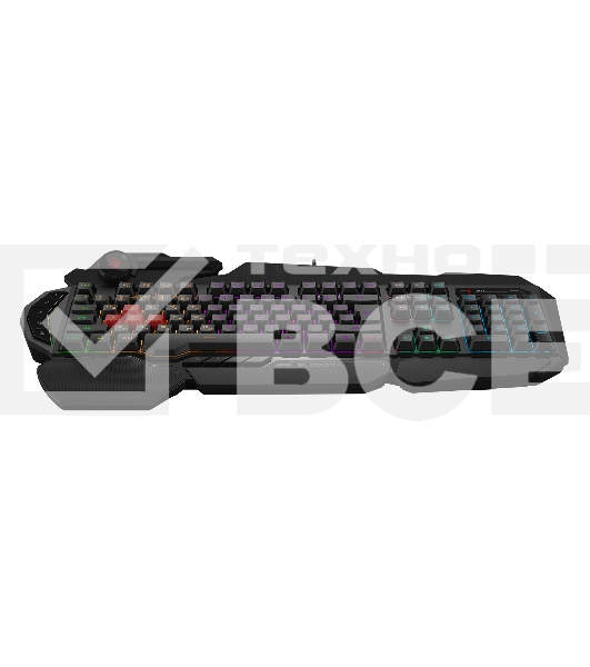 Клавиатура A4Tech Bloody B310N черный USB Multimedia for gamer LED (подставка для запястий) (B310N)