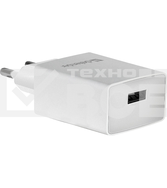 Сетевой адаптер Defender 1xUSB, 5V/2.1А , белый (UPA-21) (83571)