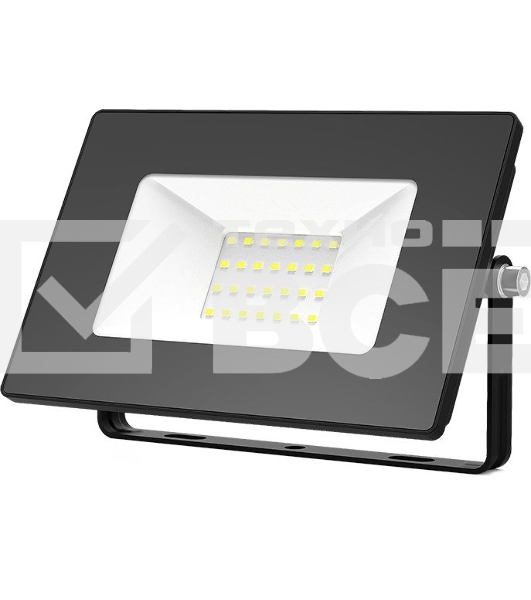 Прожектор светодиодный Elementary 30Вт 2100лм IP65 6500К черный ПРОМО Gauss 613100330P