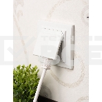 Розетка 1-мест. СП с/з с крышкой 16А бел. с защ. штор. IP44 EKF ERR16-029-100-44 EKF Минск, фото5