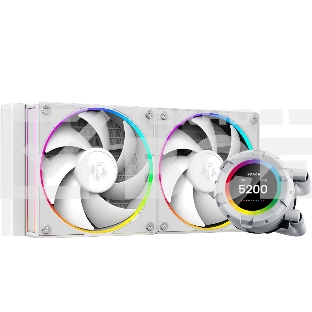 Система водяного охлаждения ID-Cooling SL240 белый 120мм алюминий+медь 2000rpm 30db 4-pin 300W