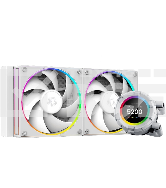 Система водяного охлаждения ID-Cooling SL240 белый 120мм алюминий+медь 2000rpm 30db 4-pin 300W
