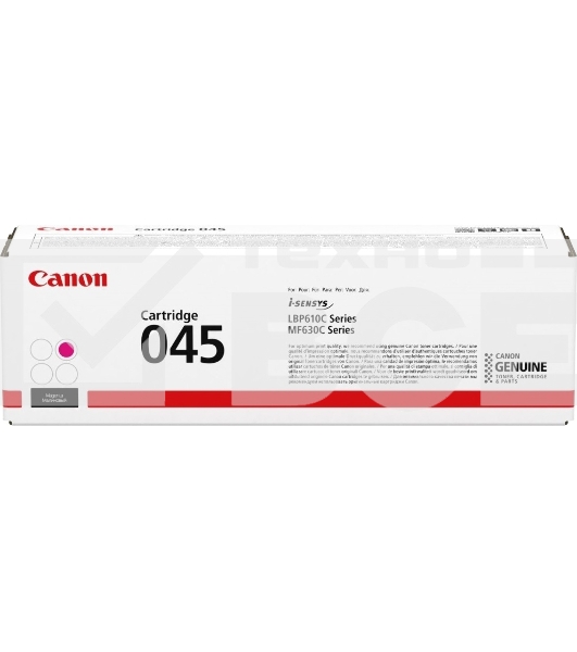 Картридж лазерный Canon 045M пурпурный, 1300 стр., для i-SENSYS MF631/633/635, LBP611