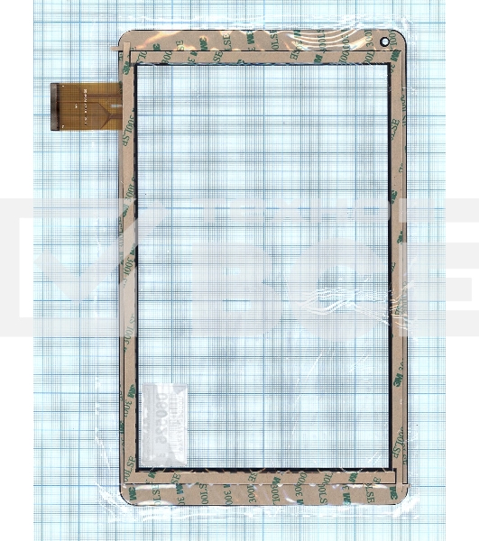 Сенсорное стекло (тачскрин) SQ-PGA116BO1-FPC-AO, черное