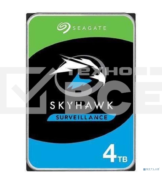 Жесткий диск Seagate 4Tb 5400rpm SATA-III ST4000VX013 Video Skyhawk  256Mb 3.5