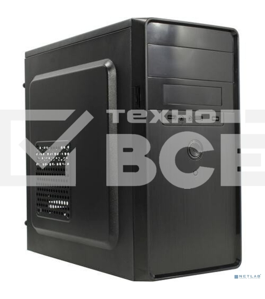 Компьютерный корпус Minitower ExeGate EX286426RUS BA-309-450W-8 (mATX, БП AA450 с вент. 8см, 2*USB, HD аудио, черный)