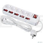 Сетевой фильтр Buro 500SH-3-SW-W 3м (5 розеток) белый (коробка), фото9