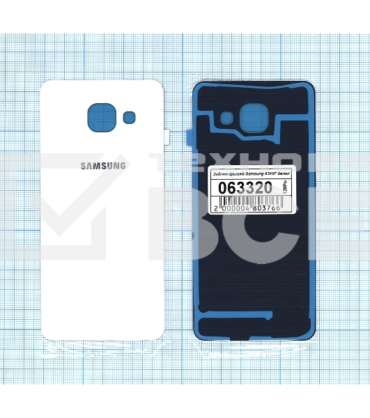 Задняя крышка для Samsung A310F Galaxy A3 (2016)белый