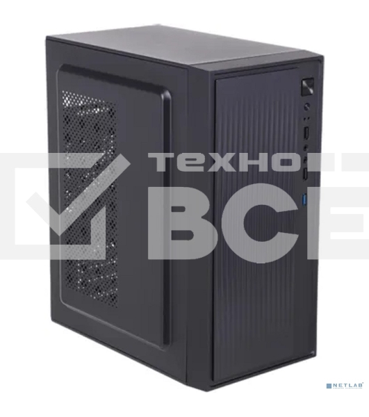 Компьютерный корпус Accord ACC-261B черный без БП mATX 1x80mm 1x92mm 2x120mm 2xUSB2.0 1xUSB3.0 audio