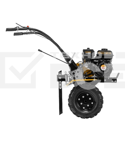 Мотоблок Denzel DPT-170, 7 л.с., ремен.сцеп, шир 85 см, глуб 35 см,фрез 3х3,ШОМ,скор 2В/1Н,кол 8