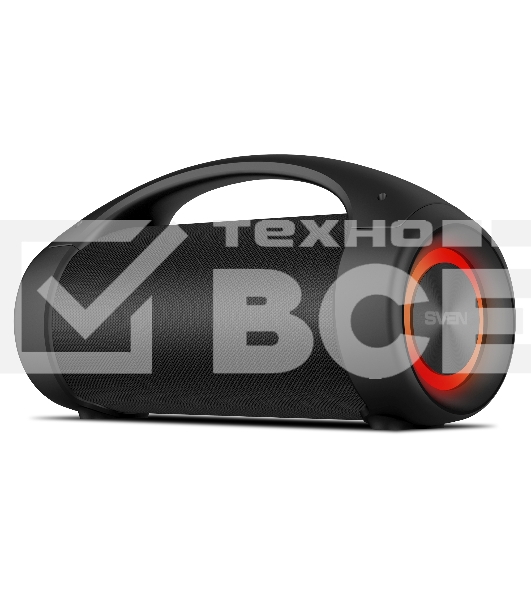 Колонки Sven 370 2.0 чёрные  (2x2W, USB, RGB подсветка)
