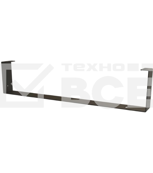 Кронштейн телекоммуникационный Hyperline BW19-1U-110F-RAL9005 настен. 1U 19