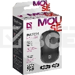 Мышь проводная Defender Patch MS-759 черный, 1000 dpi, USB, кнопки - 3, фото14