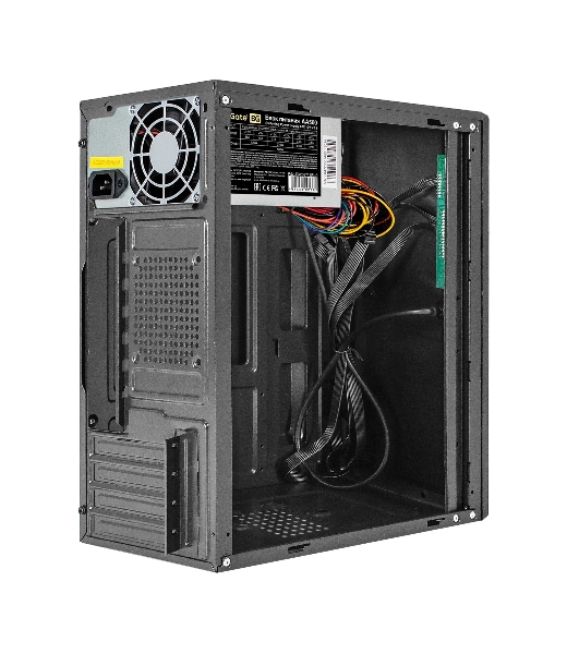 Компьютерный корпус Minitower ExeGate BAA-408U-AA500 (mATX, БП AA500 с вент. 8см, 2хUSB/1хUSB 3.0, HD Audio, черный)
