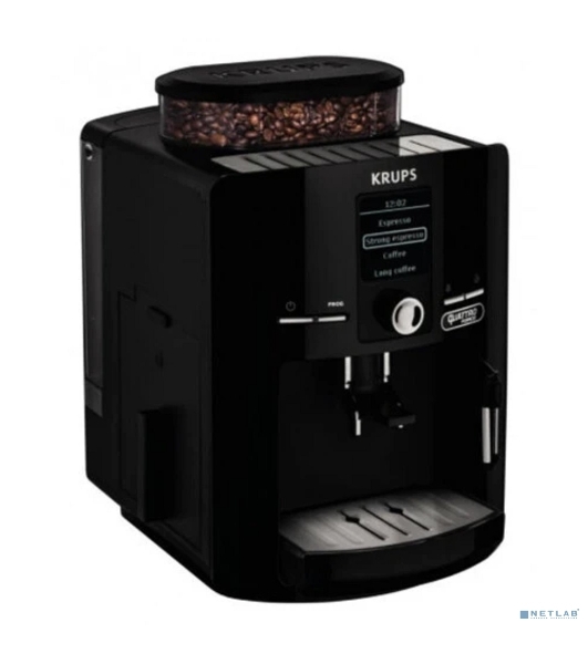 Кофемашина Krups Espresseria EA82F010 1450Вт черный/нержавеющая сталь