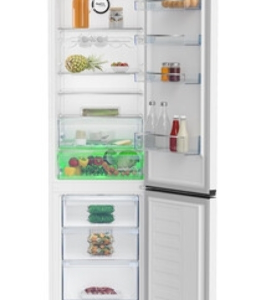Холодильник Beko B3R0CNK402HW белый двухкамерный 257/100л морозилка снизу, No Frost