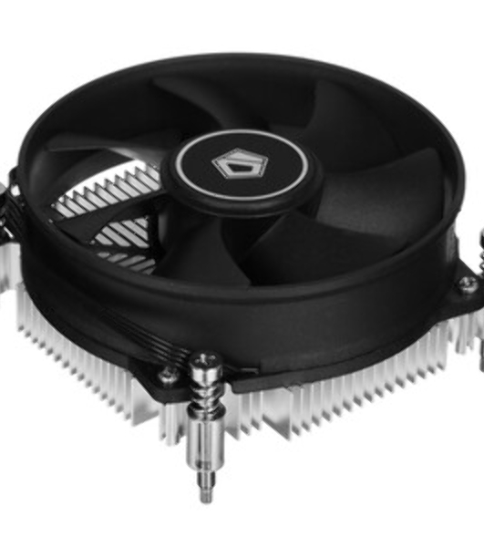 Кулер ID-COOLING DK-17 PWM серебристый/черный 92мм алюминий 2200rpm 26db 4-pin 65W 42мм