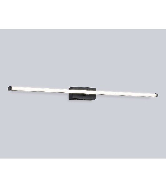 Настенный светодиодный светильник Ambrella light FL6122 BK черный 14W 3000K-6400K 610*45*80