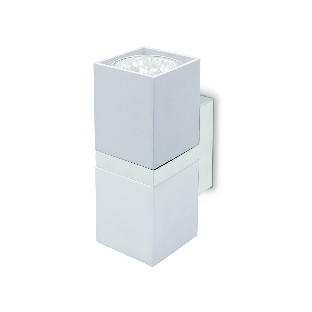 Настенный светильник FW245/2 WH/CH белый/хром GU10*2 max 12W 155*61*80