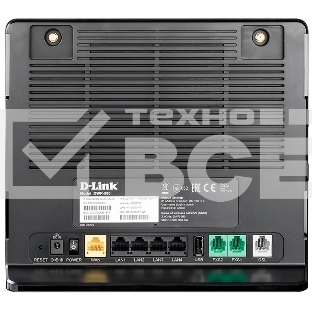 Беспроводной двухдиапазонный маршрутизатор/роутер D-Link DWR-980/4HDA1E AC1200 с поддержкой 4G LTE и VDSL2, с портами Gigabit Ethernet и 2 FXS-