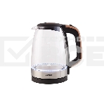 Чайник Centek CT-0065 <Beige> стекло, 1.7л 2200Вт, LED-подсветка, мерная шкала, защита от вкл б/воды, фото4
