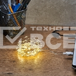 Гирлянда «Роса» 10 м, 100 LED, USB, теплое белое свечение NEON-NIGHT, фото3