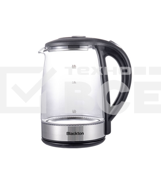 Чайник Blackton Bt KT2026G Черный-Сталь, 1500 Вт, 2.0 л
