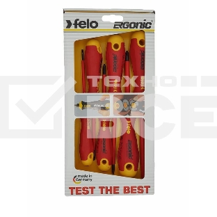 Набор отверток FELO 41396198 набор диэлектрических отверток ergonic 6шт