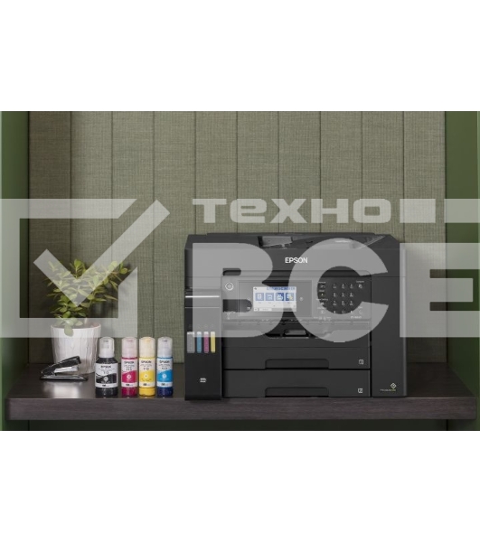 МФУ струйный Epson L15150, (A3, ADF, duplex, 35 стр./мин., Ethernet, Wi-Fi черный)