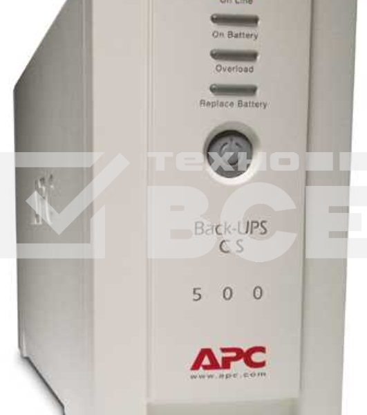 Источник бесперебойного питания APC Back-UPS BK500EI 300Вт 500ВА бежевый