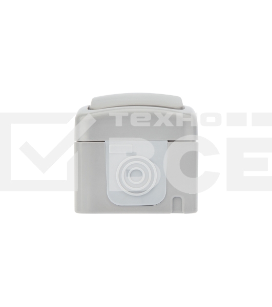 Переключатель проходной Mini OG IP54, о/у, серый Kranz