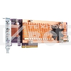 Плата расширения QNAP QM2-4S-240 Quad M.2 SATA SSD expansion card; supports up to four M.2 2280 formfactor M.2 SATA SSDs; PCIe Gen2 x4 host interface; Low-profile bracket pre-loaded, Low-profile flat and Full-height are bundled, фото 1