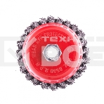 Щетка Matrix для УШМ, 100 мм, М14, Чашка, крученая проволока 0,8 мм, фото4