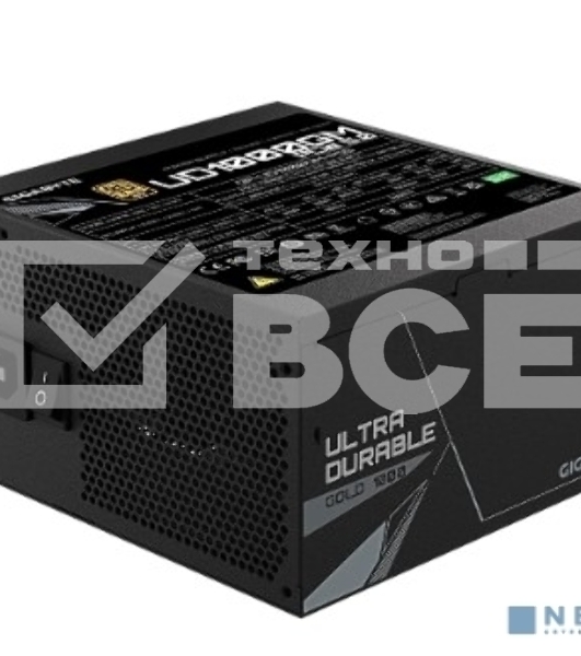 Блок питания Gigabyte ATX 1000W GP-UD1000GM PG5 80 PLUS  gold (24+4+4pin) APFC 120mm fan 8xSATA Cab Manag RTL