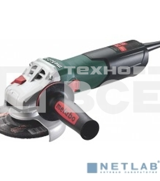 Шлифовальные машины Metabo W 9-125 Quick 600374000 шлифмашина угловая { 900вт,2.5Нм, 10500 об/мин, вес 2.1 кг }