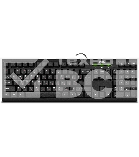 Клавиатура проводная SVEN KB-S300/USB/WIRED/Black
