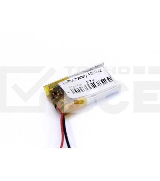 Аккумулятор Li-Pol (батарея) 4*10*22мм 2pin 3.7V/45mAh