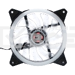 Вентилятор для корпуса Gembird D12025S12L-CF черный, 120 мм, 1200 об/мин, 20.5 дБ, 3 pin, фото3