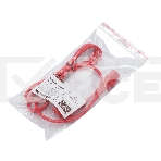 Кабель питания Cablexpert Россия PC-186-VDE-R-1.8M, Schuko-C13, 3x0.75мм2, 10A, с заземлением, медь, 1.8м, красный, пакет, фото 1