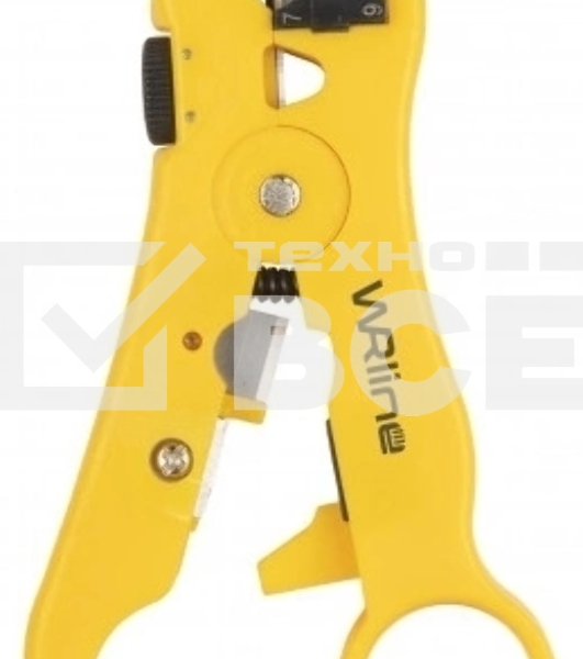 Инструмент WRline WR-ST352 для зачистки кабеля UTP/STP желтый