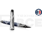 Ручка роллер Waterman Expert L`Essence du Bleu (CW2166429) LaqBlue CT F черн. черн. подар.кор., фото 1