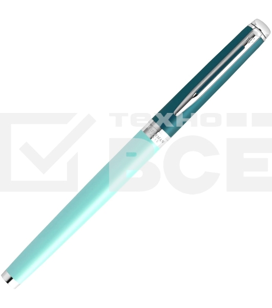 Ручка перьевая Waterman Hemisphere Colour Blocking (2190122) Green CT сталь нержавеющая F подар.кор.