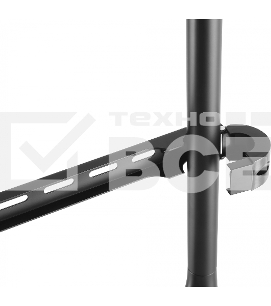 Подставка для телевизора Cactus CS-ST1247BKWN черный/орех 49