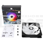 Кулер для корпуса Thermaltight TL-C12C-S (120x120x25мм, 4-pin PWM, ARGB, 66.17CFM, 25.6dBA, 1550RPM, черный), фото3