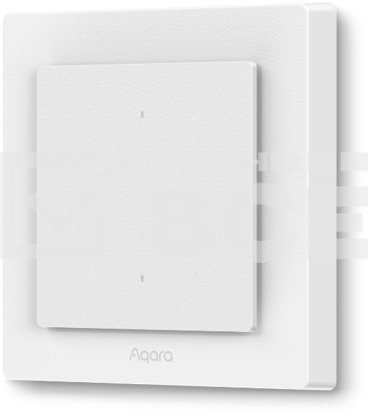 Умный выключатель Aqara H2 WS-K07D 2-х кл. белый