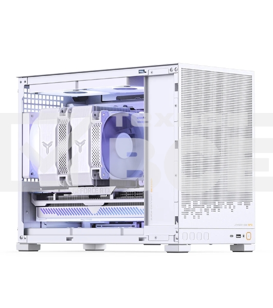 Корпус без блока питания Case JONSBO D32 STD, Mini-Tower, TG, no fan, 1xUSB-A 3.0 + 1xUSB-C 3.1, mATX, mITX White