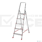 Стремянка алюминиевая 6 ступенек Rexant, фото3