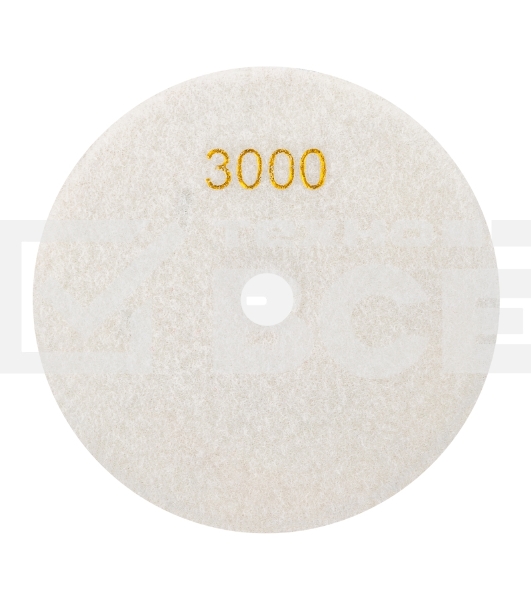 Круг алмазный KRANZ гибкий шлифовальный Черепашка 100 мм, P3000, сухое/мокрое шлифование