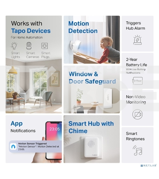 Датчик утечки воды TP-Link Tapo T30 KIT